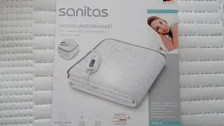 Unboxing sanitas heated underblanket SWB 55 | JMG VLOGS