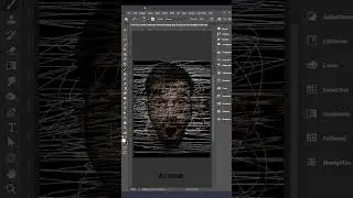 Scribble Art in photoshop #shorts #shortsfeed #photoediting