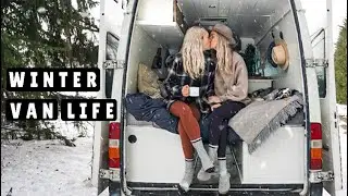 SURVIVING WINTER VAN LIFE | How to Stay Warm Living in Van
