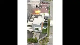 😳OMG! AY The Comedian's House On Fire😲