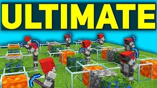 The ULTIMATE Mining Robot Strategy in Minecraft Skyblock