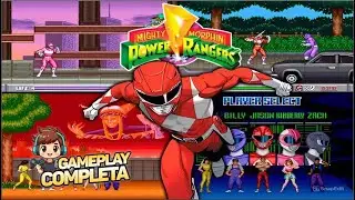 MIGHTY MORPHIN POWER RANGERS (GAMEPLAY COMPLETA) - Até Zerar!