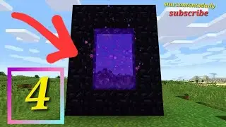 Going into a new dimension by making a nether portal #minecraft#trending