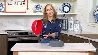 CookCraft Collapsible Silicone Glass Microwave Cover & Lid on QVC