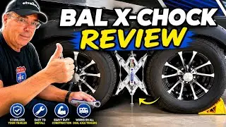 BAL X-Chock Prevents RV Travel Trailer Tire Shifting