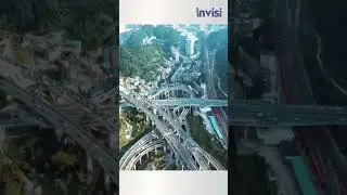SIMPANG SUSUN PALING MEGAH DI DUNIA #china #jalanlayang #konstruksi #shorts