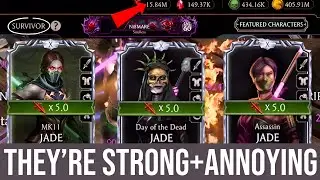 3 Run 15M+ Points in Realm Klash | Jade&rsquo;s Survivor Gameplay Mortal Kombat Mobile