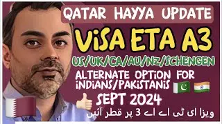 How to Apply for QATAR VISA with ETA (HAYYA A3) Qatar Tourist Visa 2024 🇶🇦