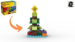 CHRISTMAS TREE Lego classic 10715 ideas How to build easy