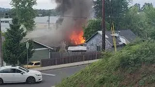 Fire in Estacada