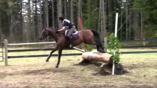Marney McGovern riding Tonga Coral; AFHT, September 2015