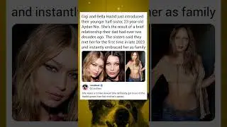 Gigi and Bella Hadid just introduced their younger half-sister, 23-year-old Aydan Nix.
