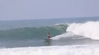 Surfing The Most Consistent Point break in El Salvador