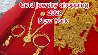 ভাগ্নের বিয়ের জন্য সোনা কিনতে গেলাম || New gold jewelry collection at Jackson Heights in New York