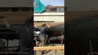When life gives you rotten boats, become a Shipwright..?⚓️🪚 #boat #restoration #woodworking