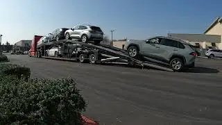 Bringing 5 Back from AZ to CA, dropping off EQS 450 what a car