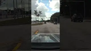 Driving in Miami on SW 107th Avenue heading south to Flagler Street.