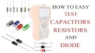 How check electronics components || components check #components #electronics #capacitor #resistors