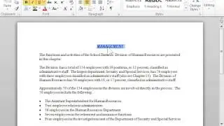 Remove a Hyperlink - Word 2010