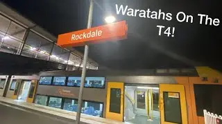 Sydney Trains Waratah On The T4! | Train Vlog #3