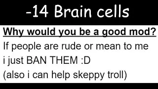 Minecraft Staff Applications that will break your brain...