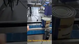Automatic cheese powder tin can seaming machine , coffee roasting can sealing machine, Seed Seamer