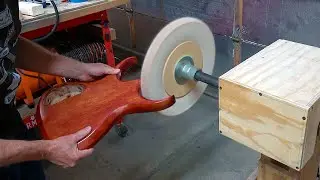 Making A Six String Multi Scale Guitar: Buffing The Clear Coat