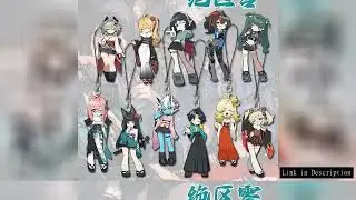 Zenless Zone Zero Keychain Cute Cartoon Game Characters Cell Phone Chain Book Bag Charm ZZZ Role Pla