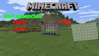 The BEST SUGARCANE FARM (java) in minecraft 1.21.11