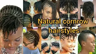 Unique natural cornrow hairstyles for African American ladies|Cornrows hairstyle|Natural hairstyles