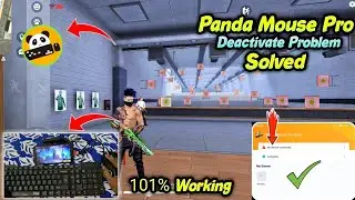 Panda Mouse Pro Deactivate Problem Solved 101% Working || keyboard mouse in mobile free fire