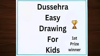Dussehra Drawing Easy / How to Draw Ravan Easy Step by Step / Ravan Drawing Easy /Ravan Drawing