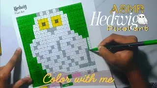 Asmr Coloring | color with me|Harry Potter | @bitsnbitesyt