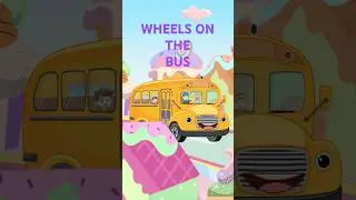 Wheels on the bus funny  #shorts #funnyfrog #nurseryrhymes #funny #preschool #cartoon