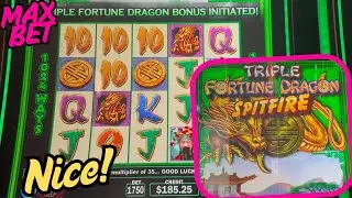 SPITFIRE 🐲 🔥 Max Betting Triple Fortune Dragon 🐉 