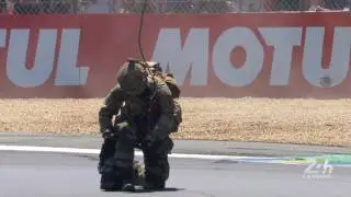 24 Heures du Mans 2017 - Arrivée du drapeau tricolore...