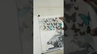 dark blue Butterfly journal