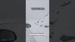 16 Oct Rohtang pass MANALI || First Fresh snowfall In Manali #shortsviral #manalisnowfall #travel