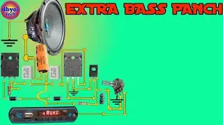 Easy making 3 transistors amplifier