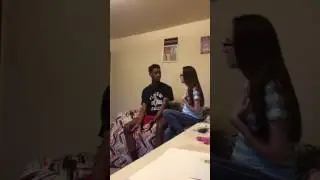 Cheating on girlfriend prank (gets violent)