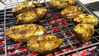 Indian grilled masala fish recipe || grilled fish recipe
