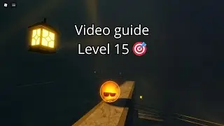 Roblox Balance Level 15 [Things are getting Difficult] Video guide