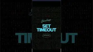 Set timeout() JavaScript #javascript #javascriptforbeginners #settimeout  #shorts #shortsyoutube