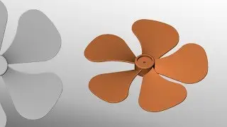 How to Draw a 3D Fan Blade in BricsCAD