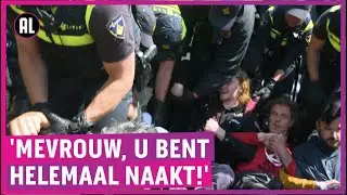ME zet waterkanon in bij blokkeren A12 door Extinction!