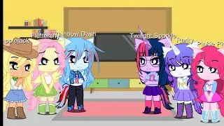 MLP G4 are reacting to MLP G5 Gacha Club #gachclub