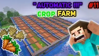 &lrm;I Made *AUTOMATIC* Crop Farm in Minecraft Bedrock & PE |Gamersland EP-11