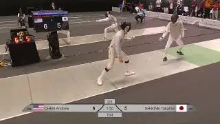 Tunis World Cup 2024 SMF - L64 - Andrew Chen USA v Shikine Takahiro JPN
