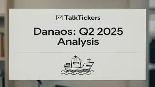 Danaos Q2 2025 Earnings: Revenue Beats but EPS Misses - Market Reaction