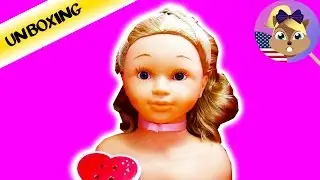 Princess Coralie Makeup and Hairstyling Head from Theo Klein Unboxing